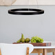 Ring Design LED Pendant Light In Black 1200lm 24W Ring Design LED Pendant Light In Black 1200lm 24W